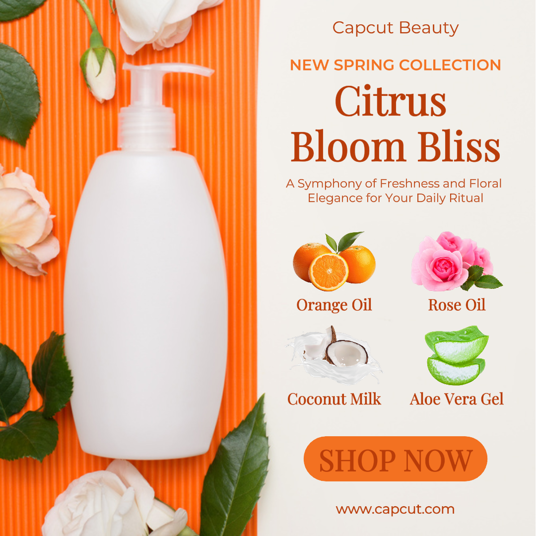 뷰티 시트러스 블룸 블리스 제품 디스플레이