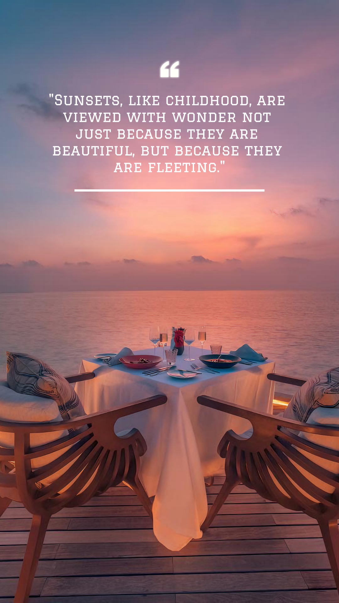 Wallpaper creative poster sunset