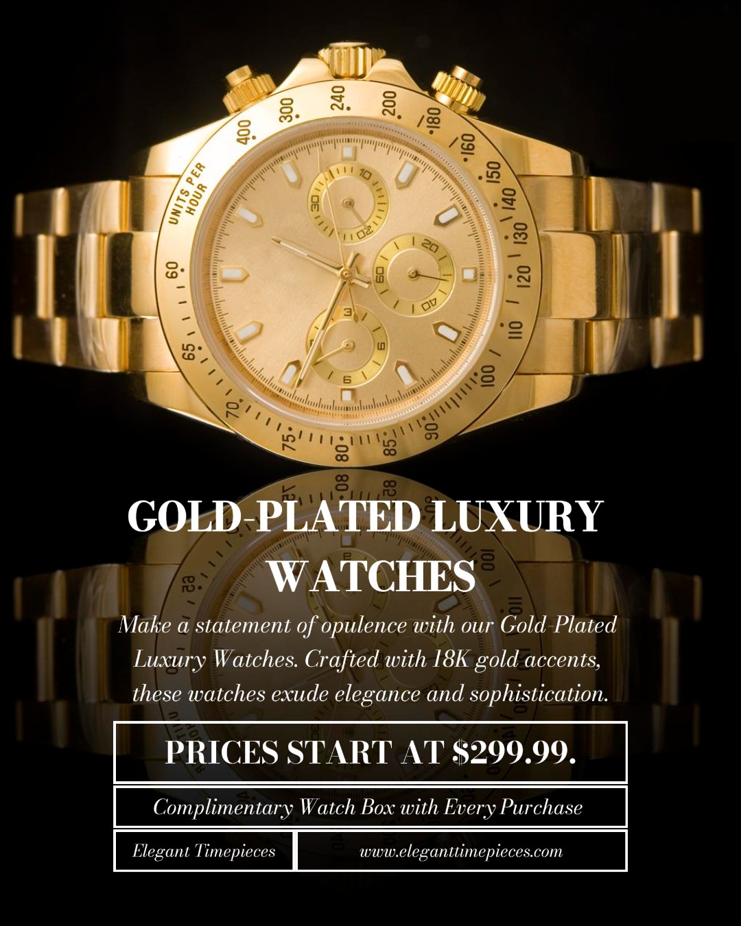 Promoción De Relojes De Moda Retrato De Instagram