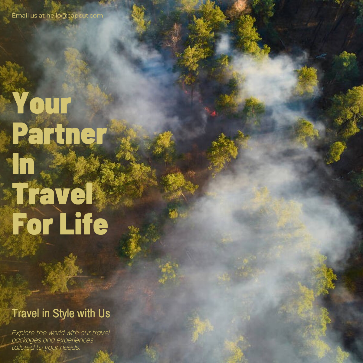 Industria de viajes Tarjetas sociales