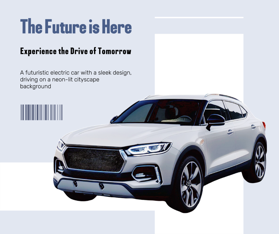 Cars Product Display Facebook Post Soft Blue Minimalist
