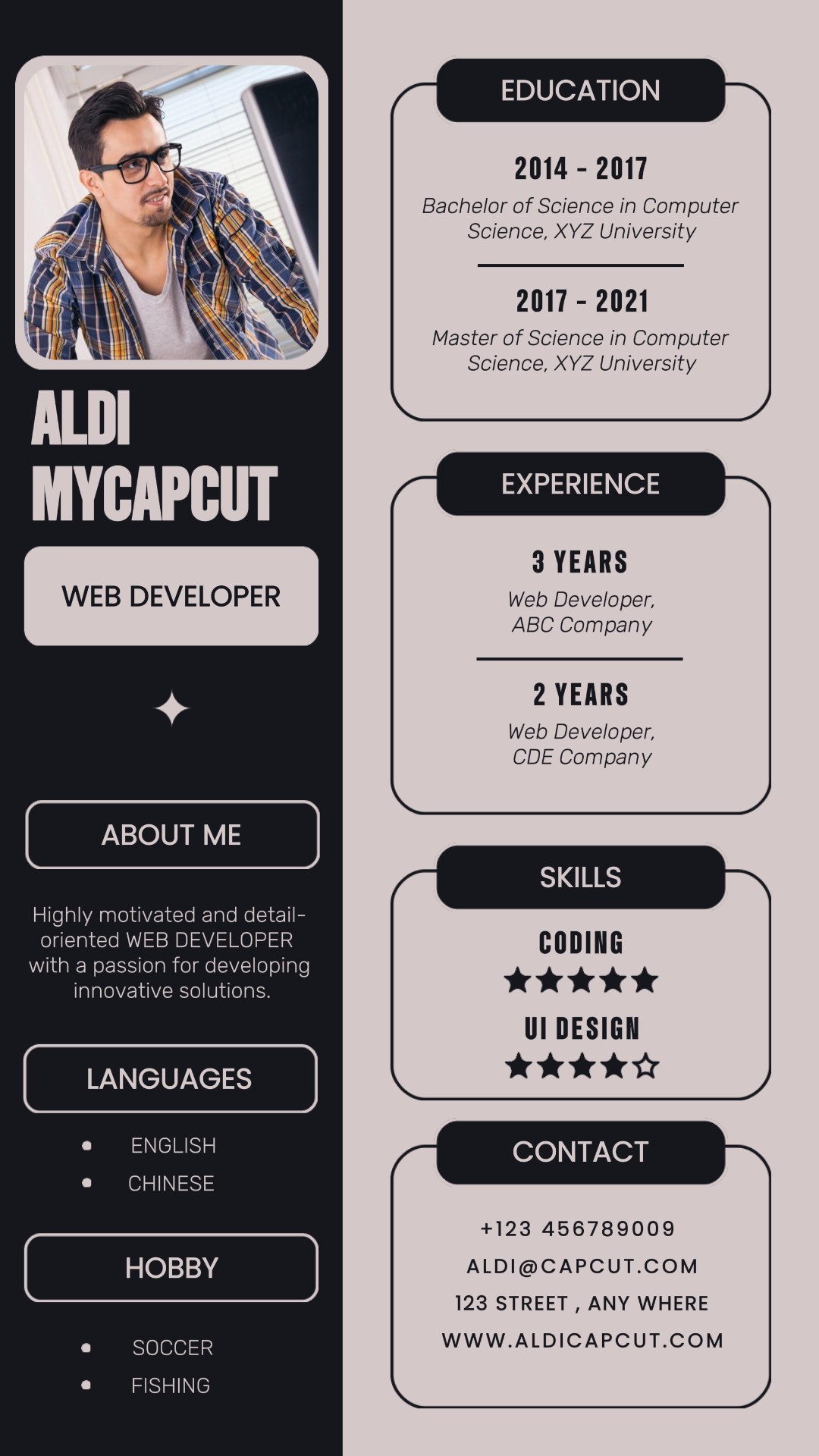 capcut template cover