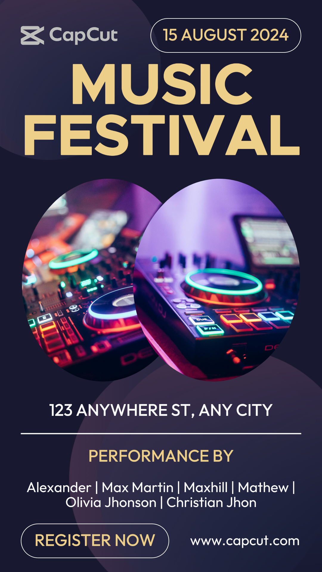 capcut template cover