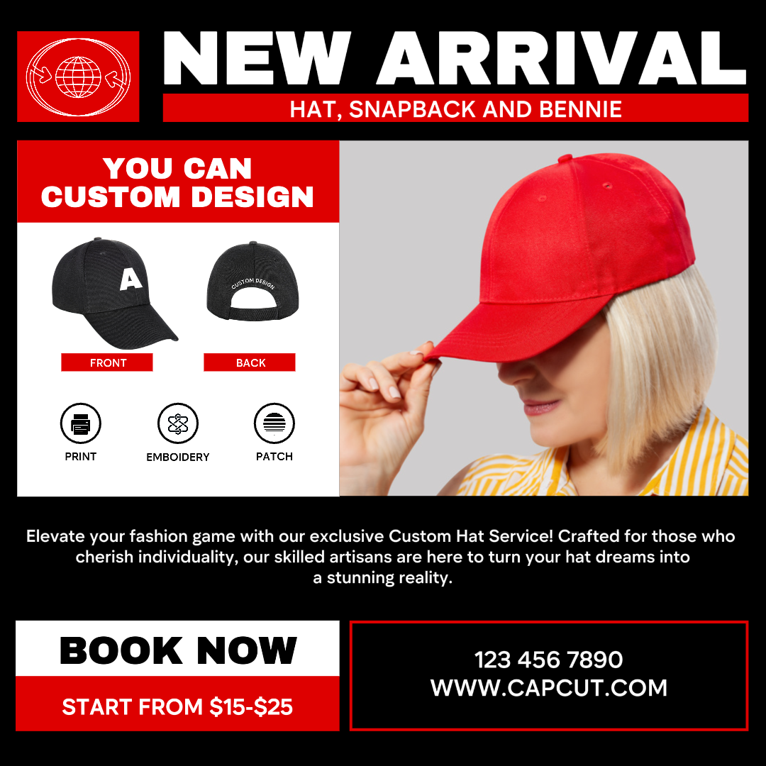 Custom Hat Promotion Instagram Post Modern Design