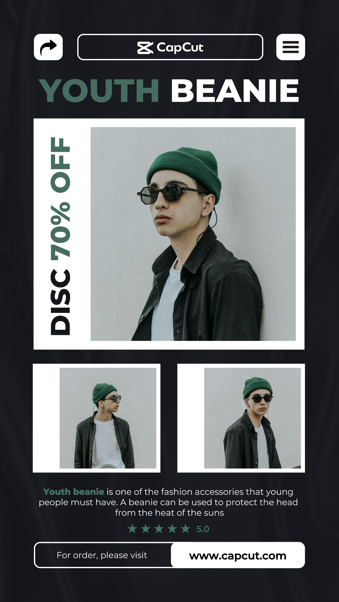 capcut template cover