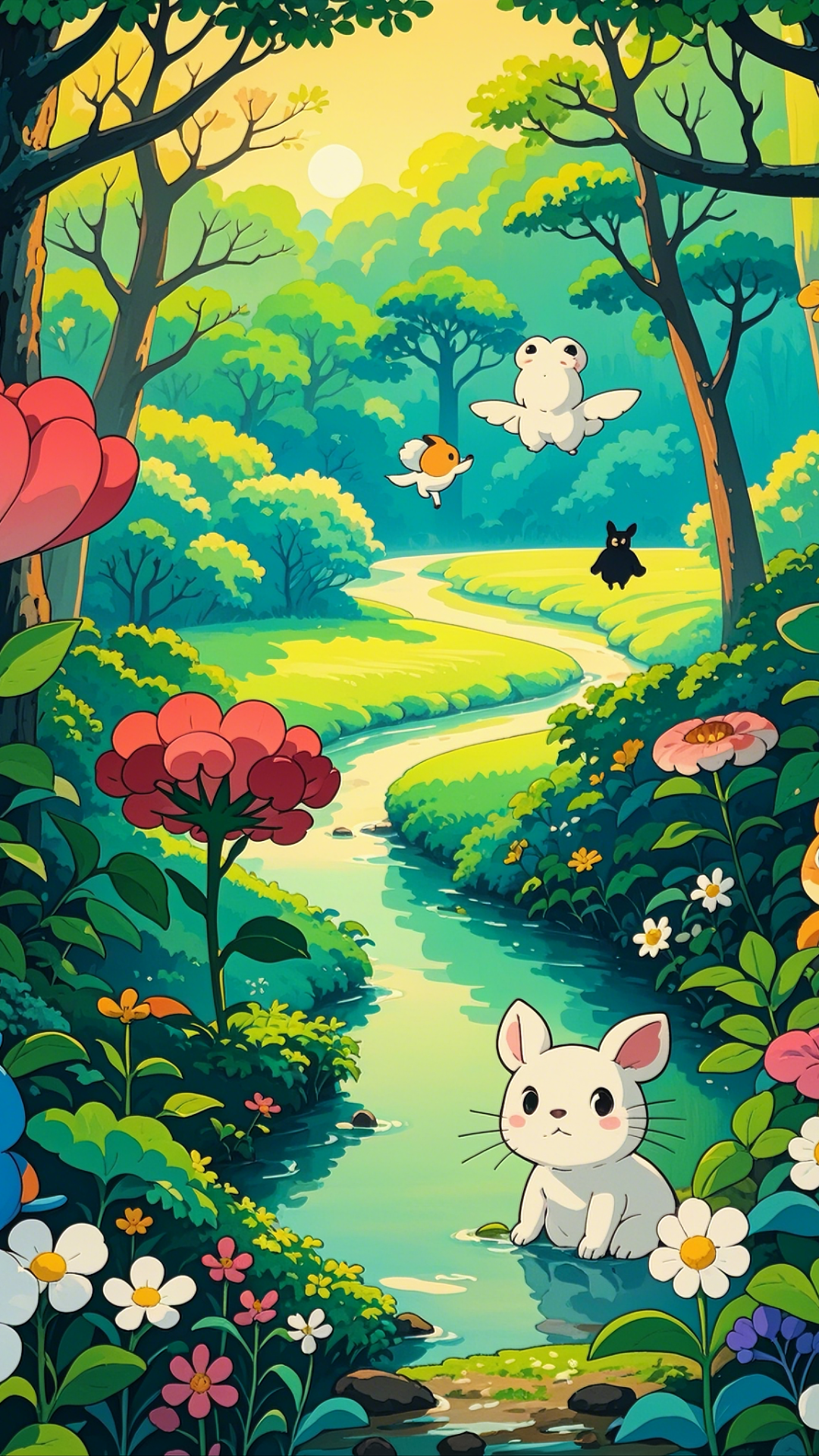 -WALLPAPER CREATIVE POSTER CARTOON