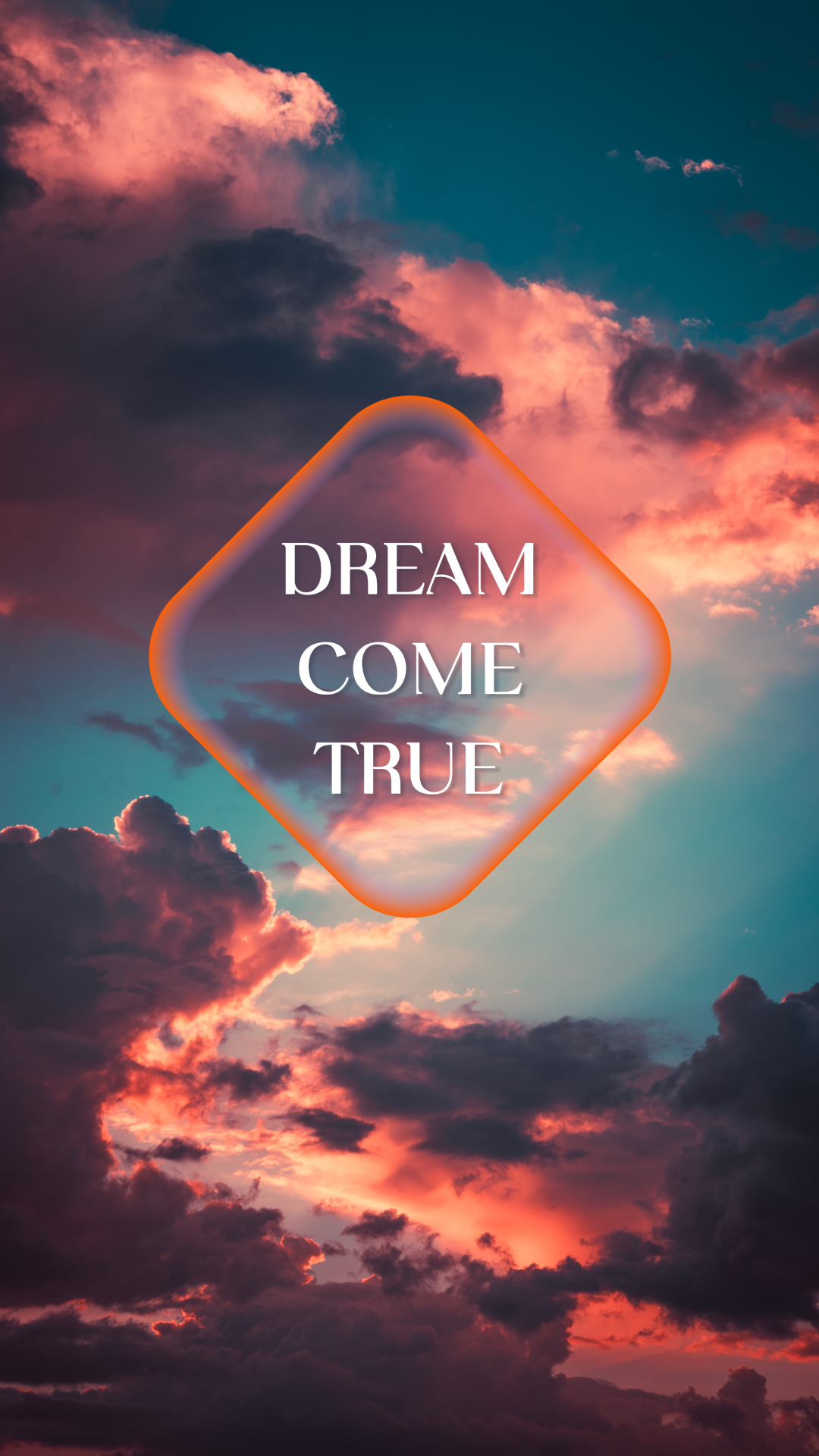 Wallpaper creative poster clouds