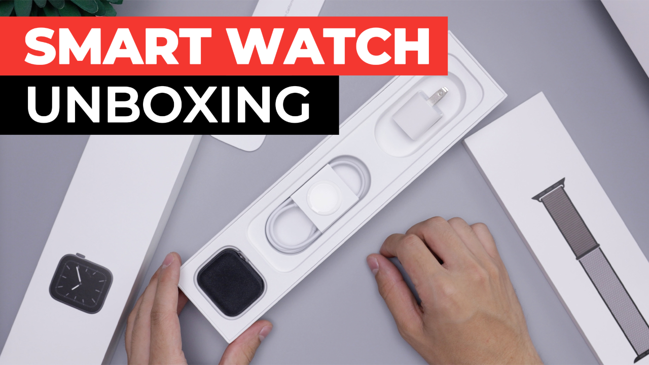 Miniatura de YouTube - Revisión - Unboxing de relojes inteligentes