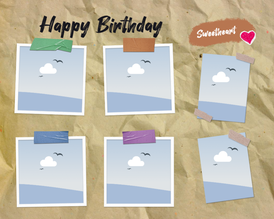 Collage Pictures Templates That Combined Into 6 - Pippit