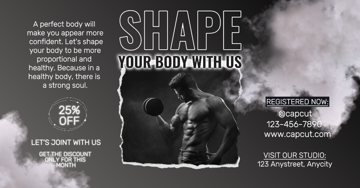 FACEBOOK ADS - MARKETING POSTER - SPORT & FITNES - SALES PROMO - FB ADS POST