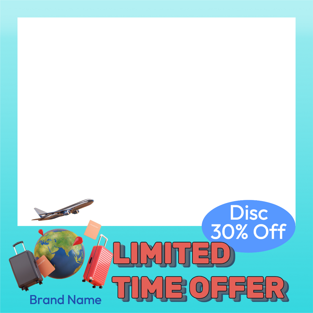 E-commerce travel Product Image Icon Framework