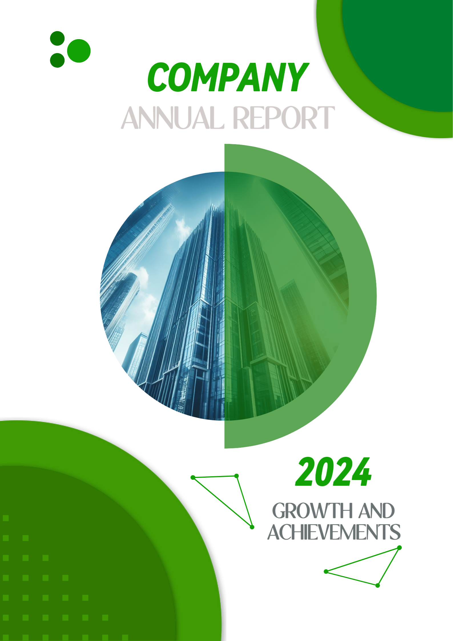 Portada del Informe Anual de Negocios Verde