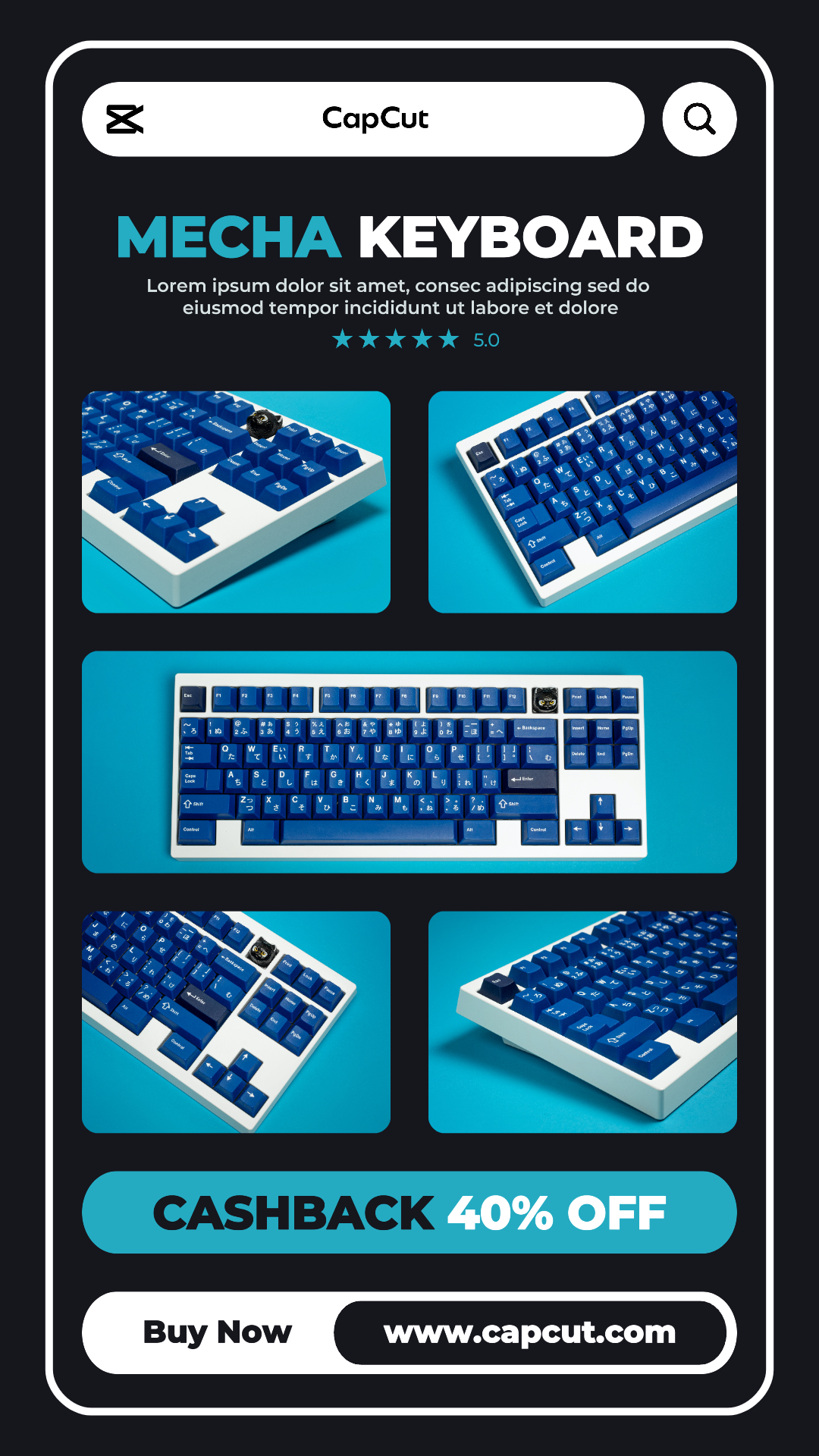 capcut template cover