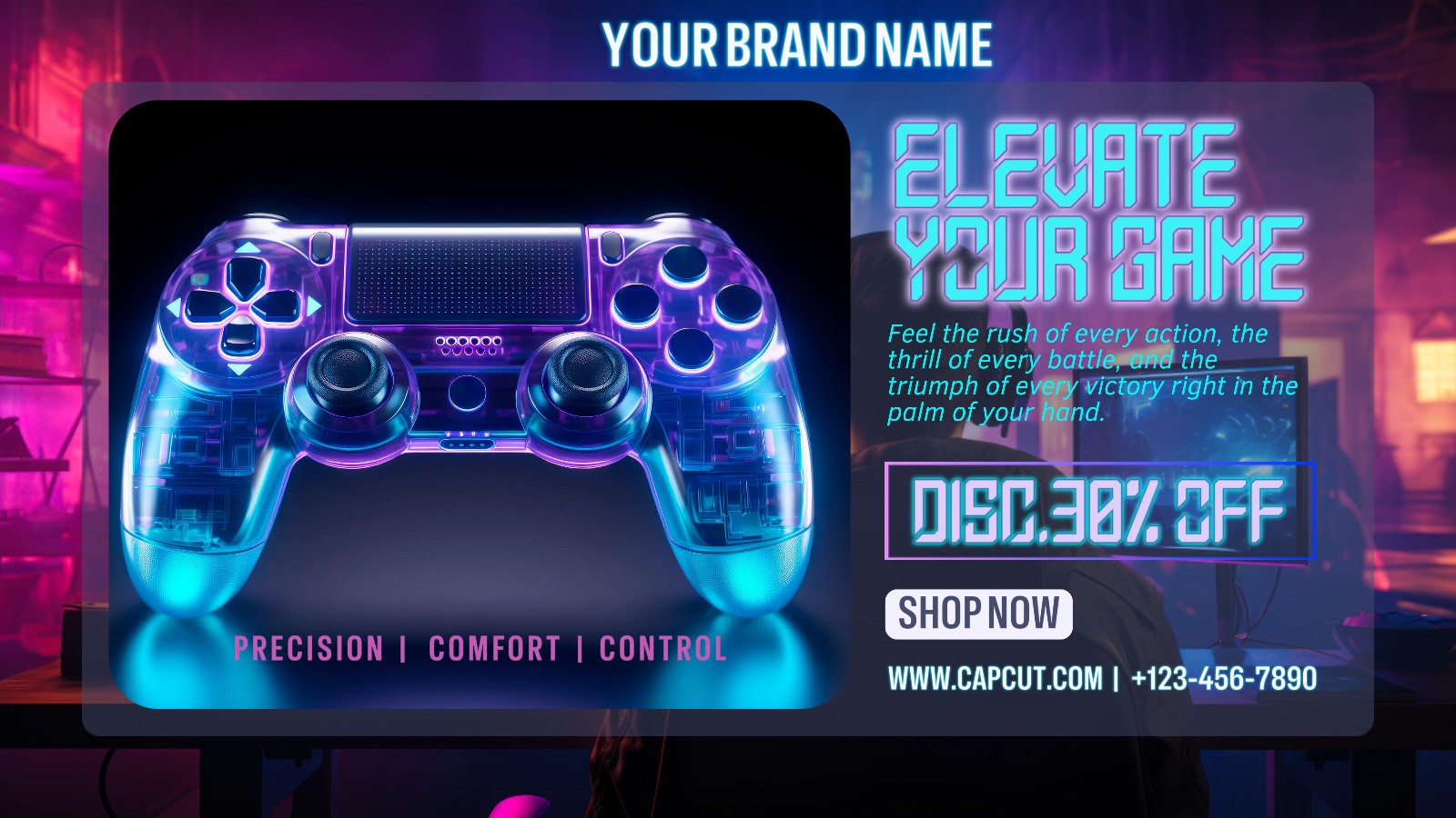 Promoción de la consola de juegos electrónica