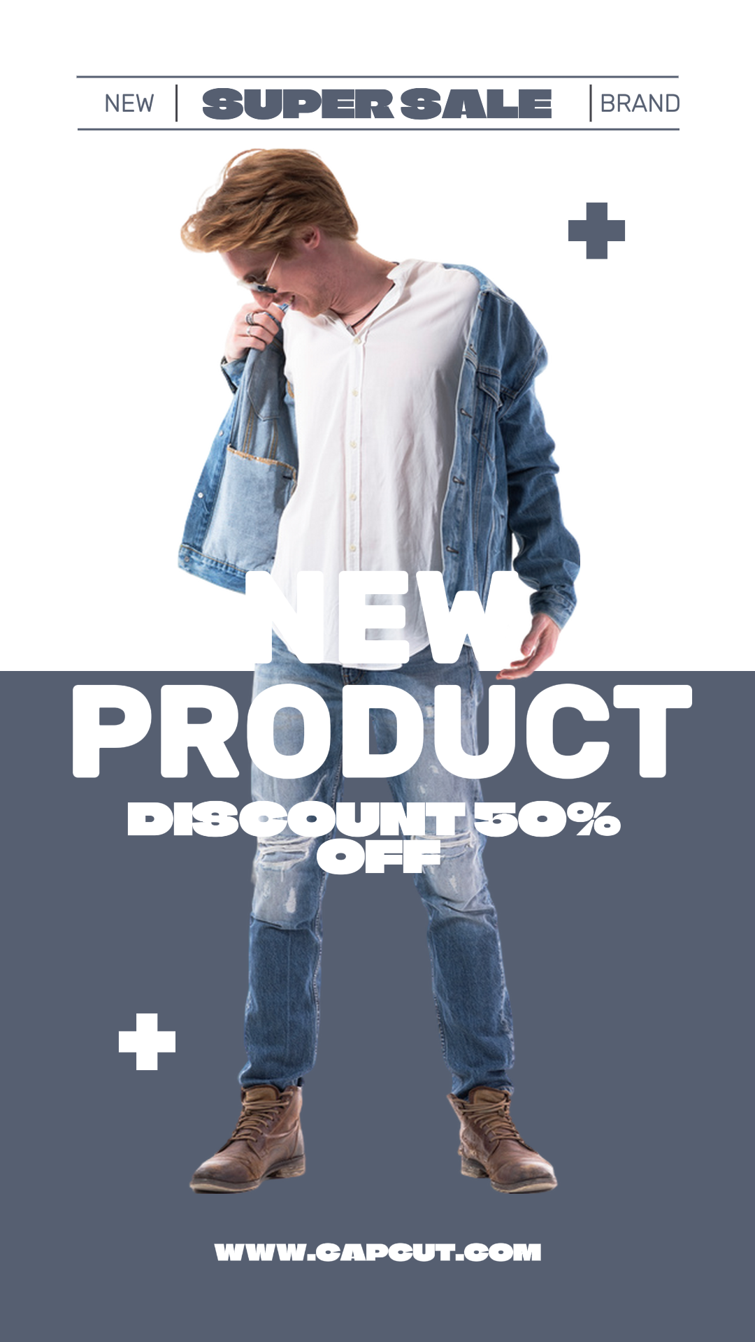 Nueva Marca Jeans Promoción Historia de Instagram