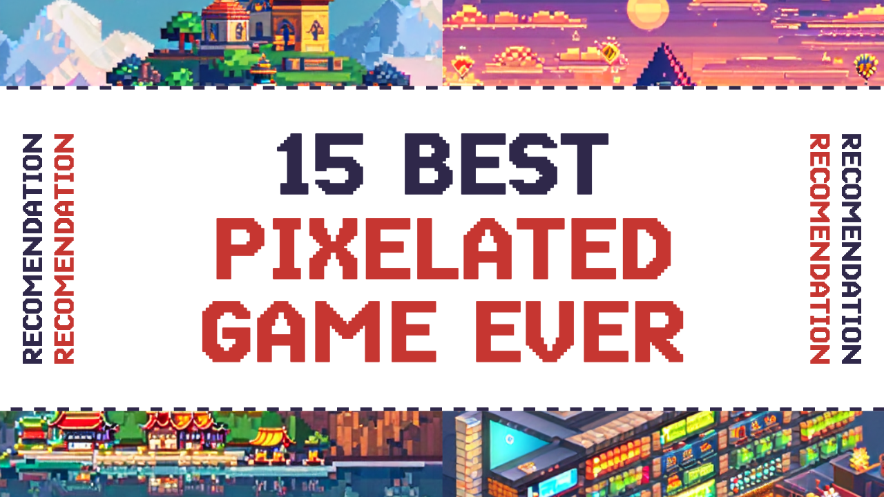 Jeu de vignettes YouTube Meilleur jeu pixelisé de tous les temps