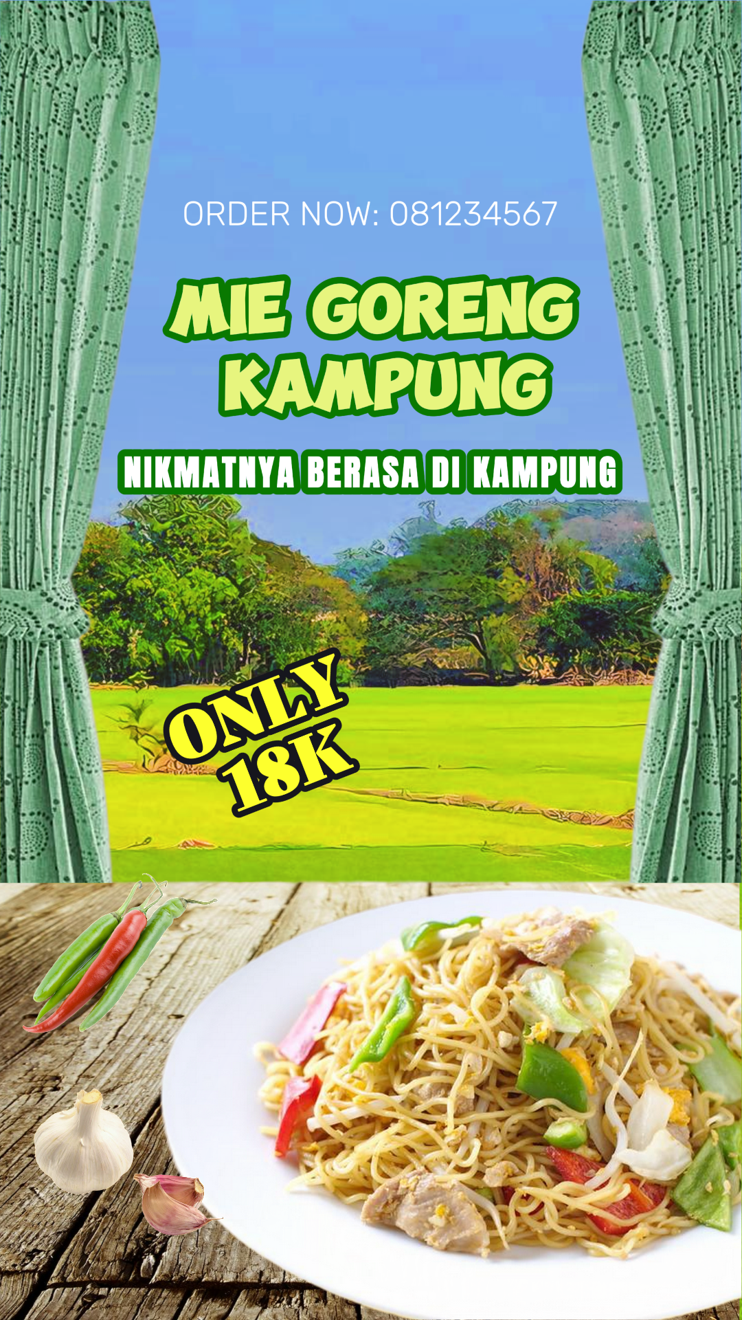CERITA INSTAGRAM NOODLE GORENG
