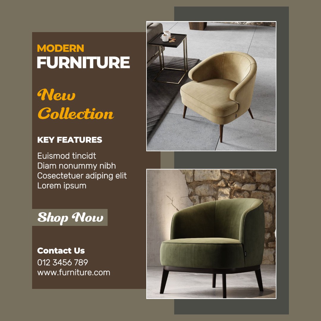 Furniture Product Display Postingan Instagram