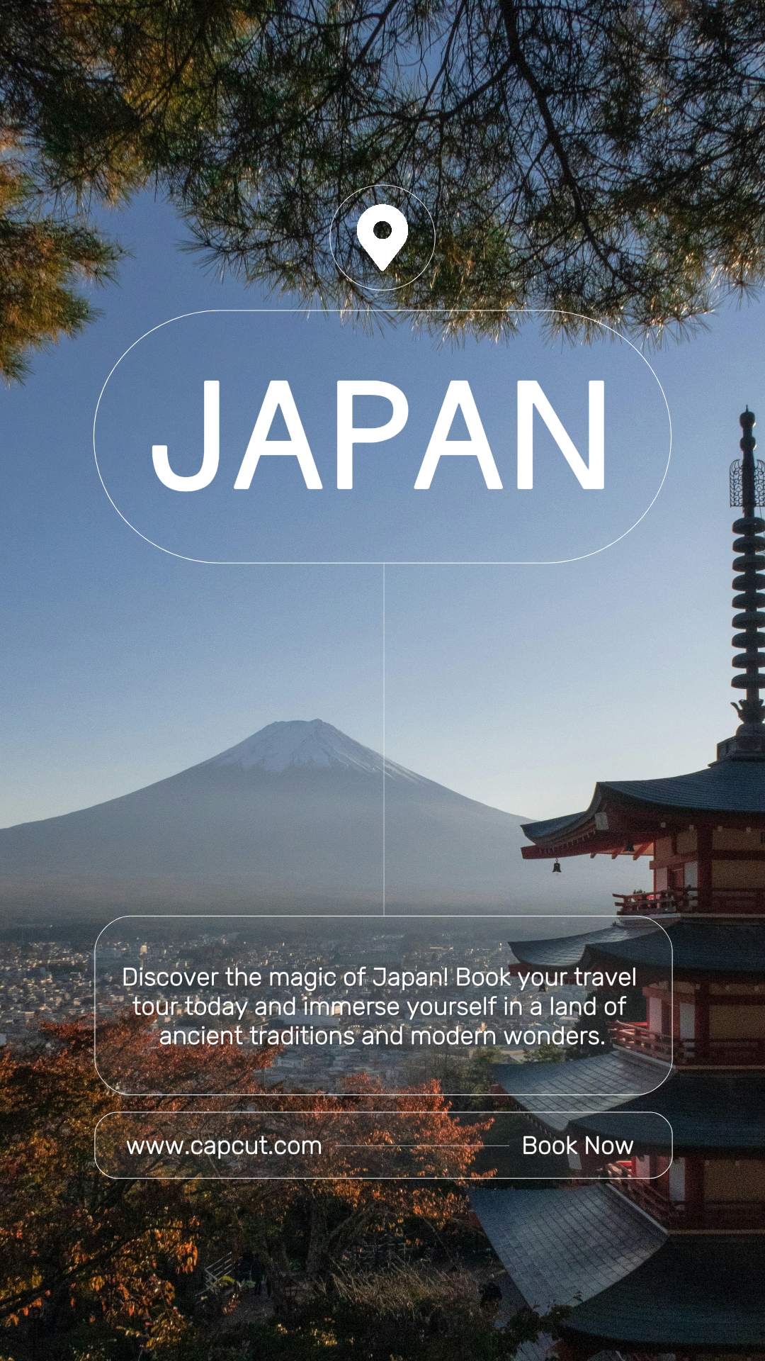 여행 마케팅 포스터 TikTok 일본 여행지