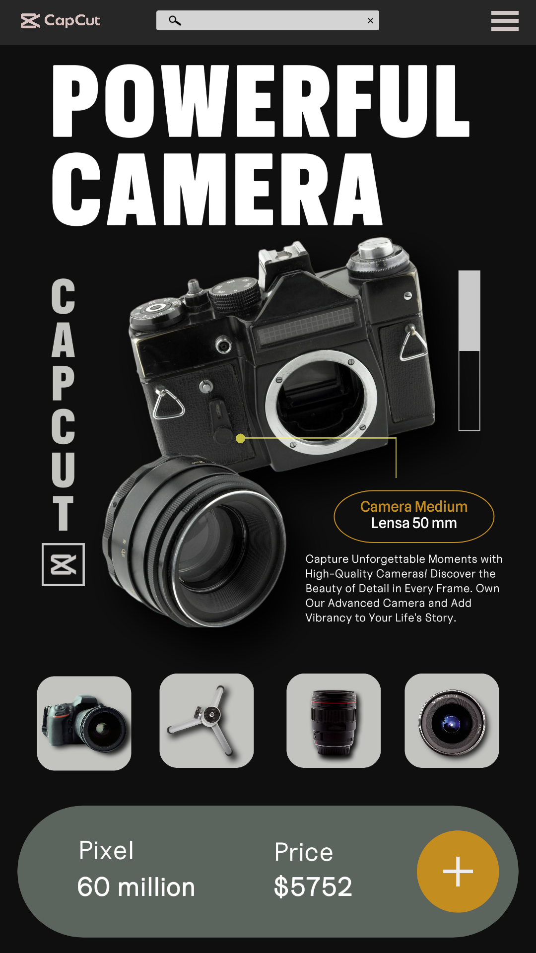 capcut template cover