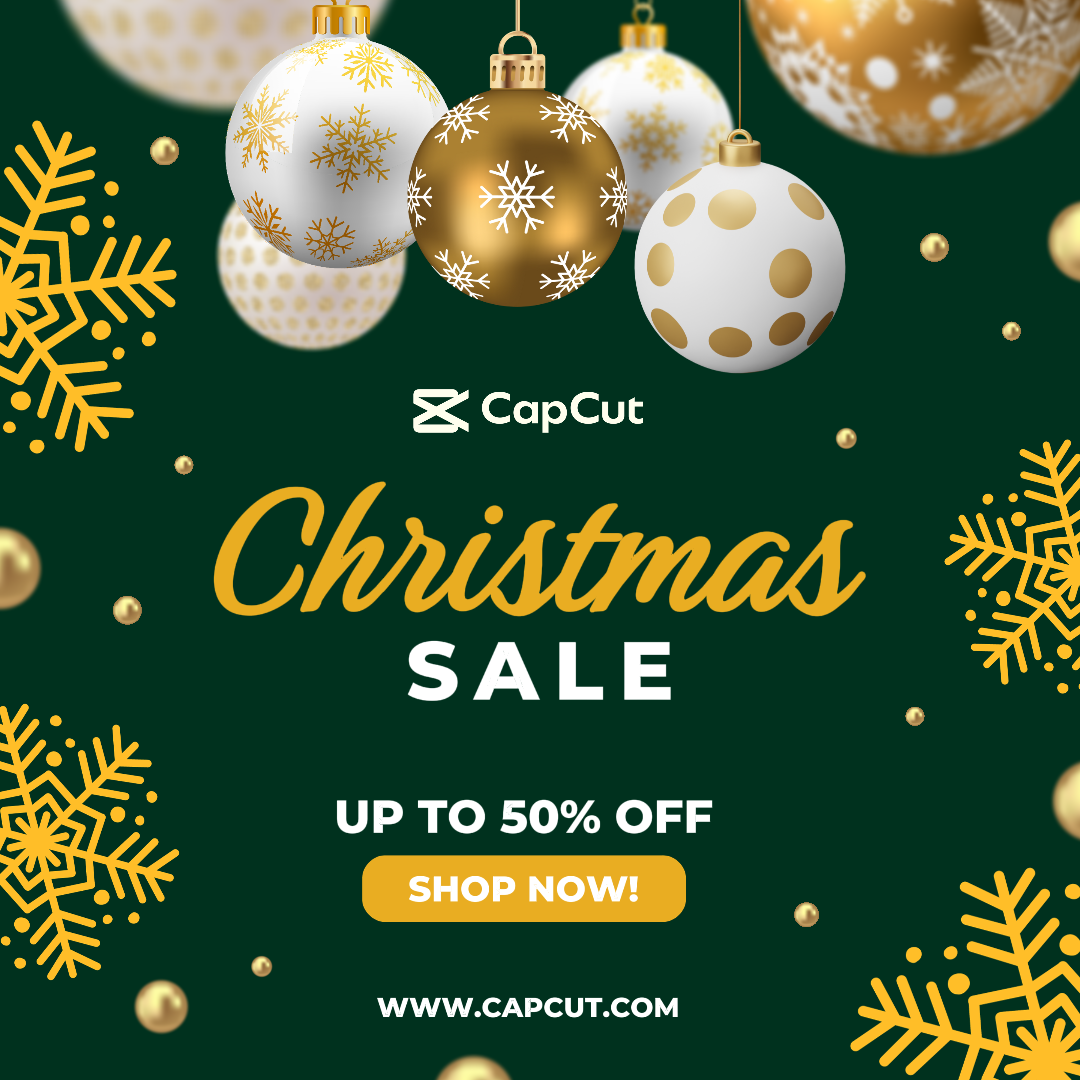 Grüner Weihnachtsverkauf