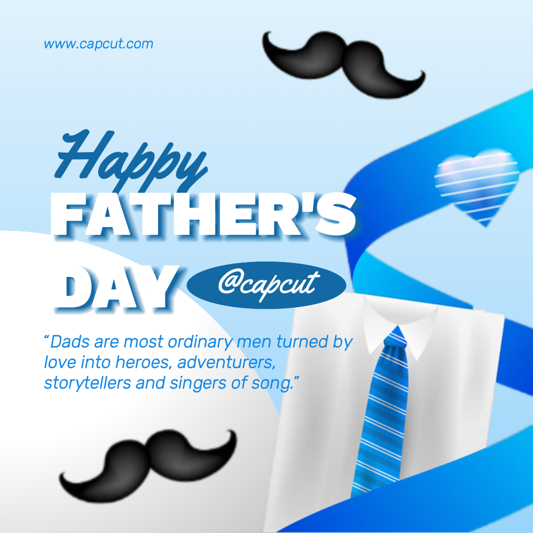 Día del Padre Industria General Cartel Creativo Mensaje Instagram Publico Azul