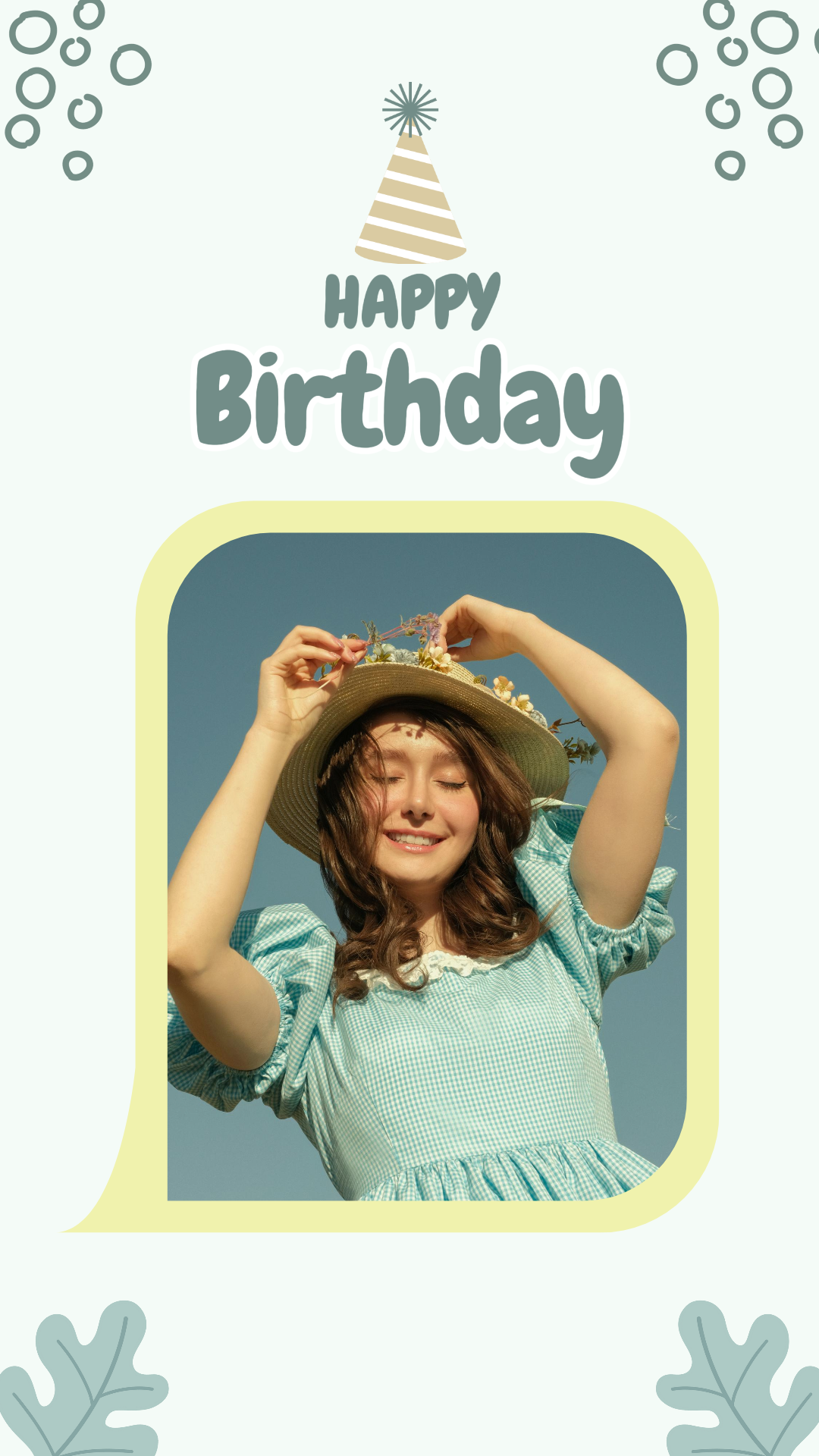 Nombres de feliz cumpleaños Con - Pippit, image size:1080x1920