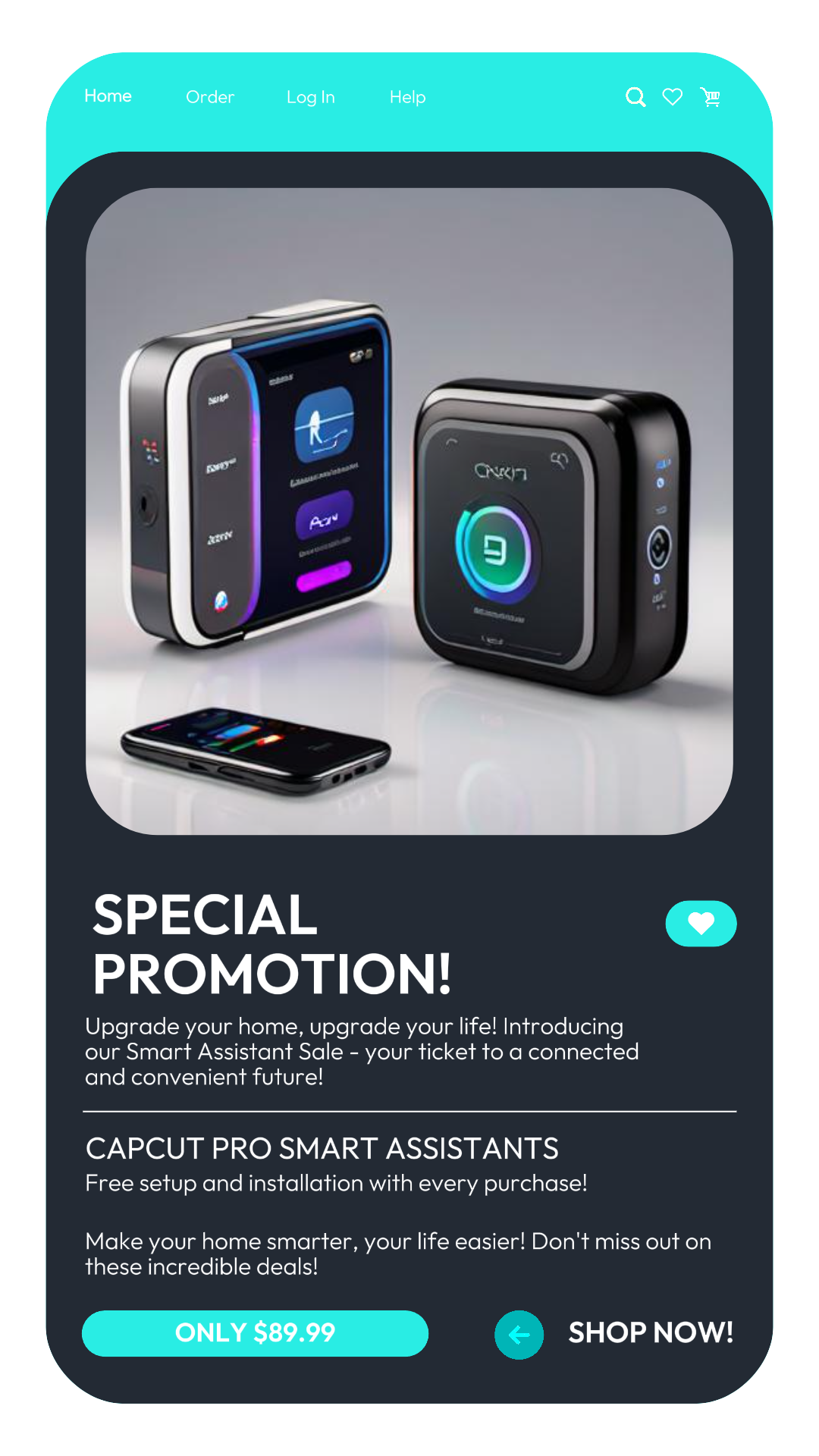 Promoção de Assistente Inteligente Eletrônico