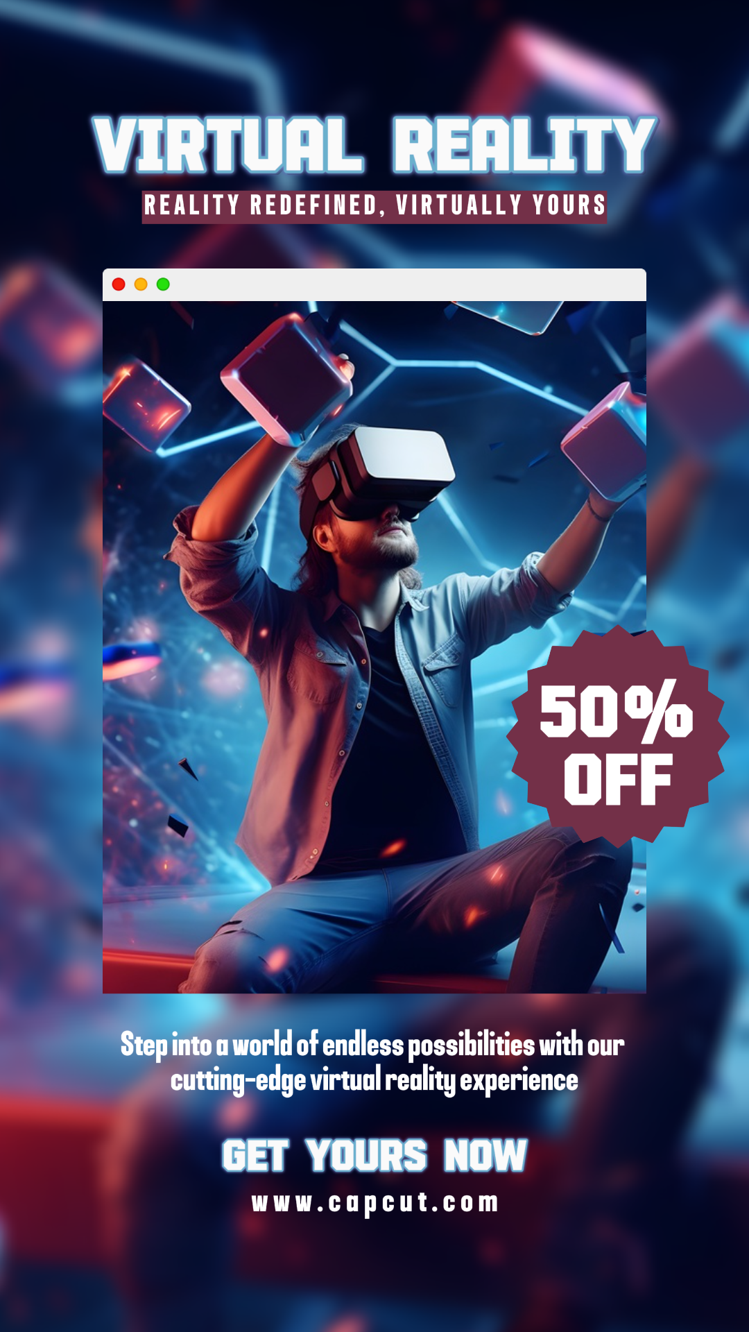 Electronics Virtual Reality Promotion Instagram Story