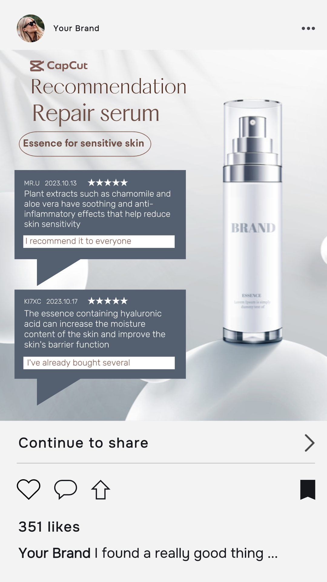 capcut template cover