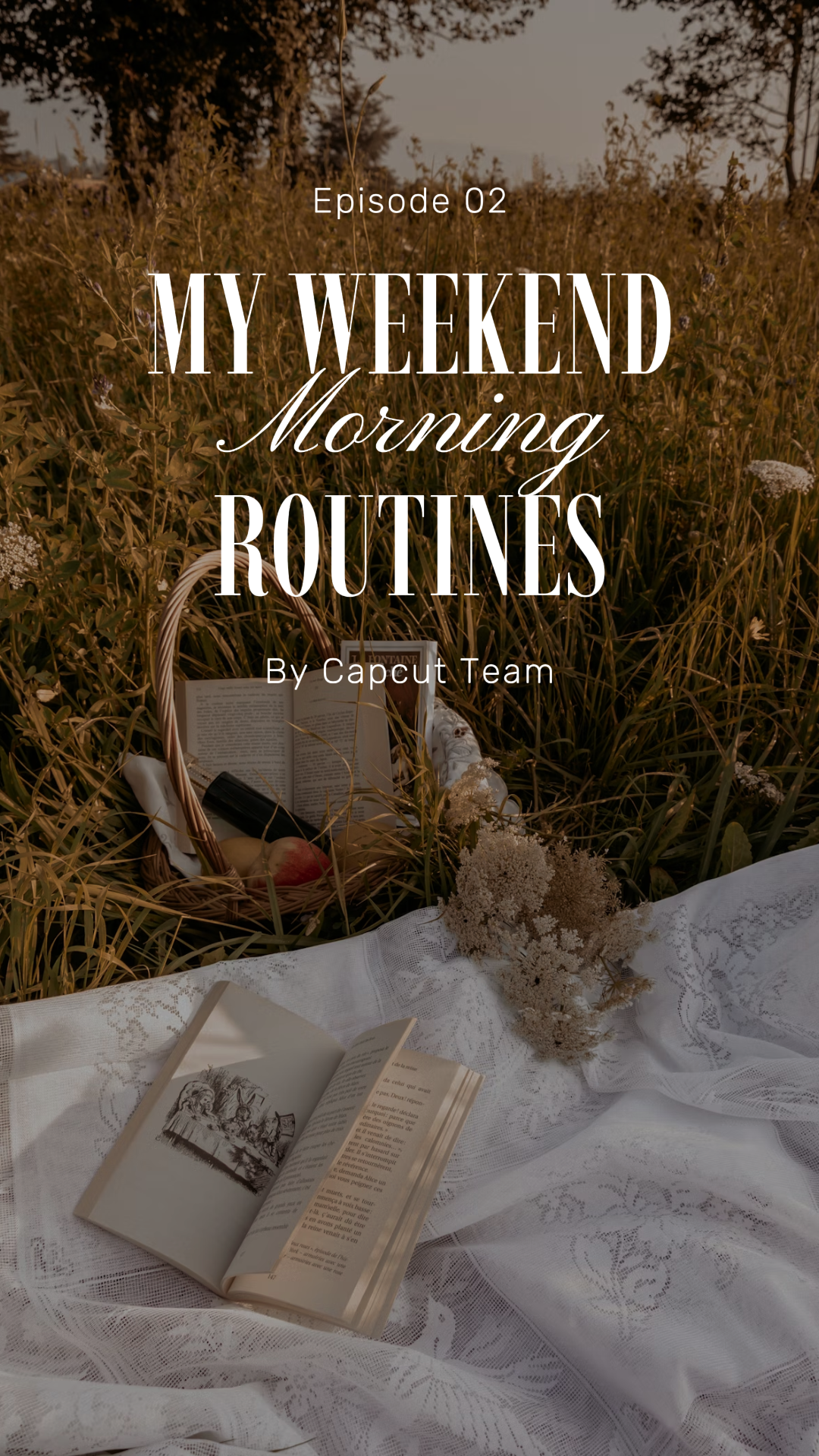 Vlog diário de rotina matinal em miniatura do Tiktok