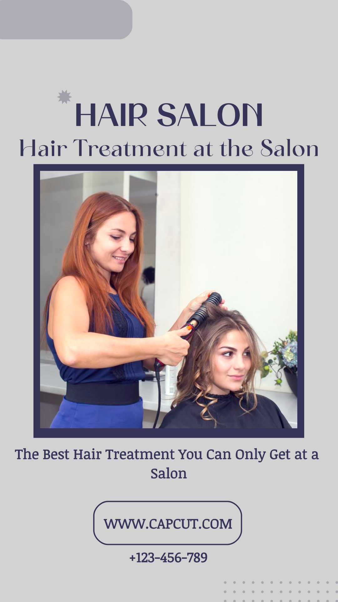 Hair Treatment Salon Instagram Story