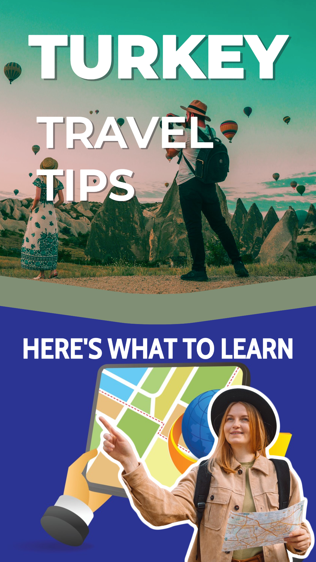 Tiktok Miniatura Cartel creativo Consejos de viaje