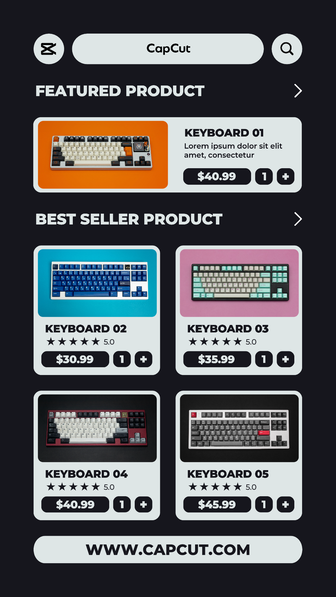 capcut template cover