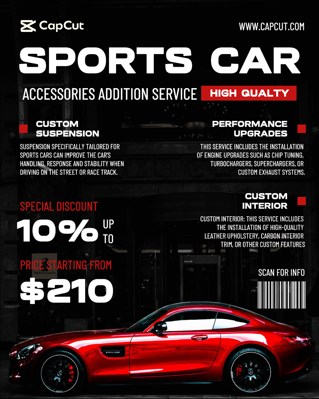 Sport Car Service IG Potrait Modern Style