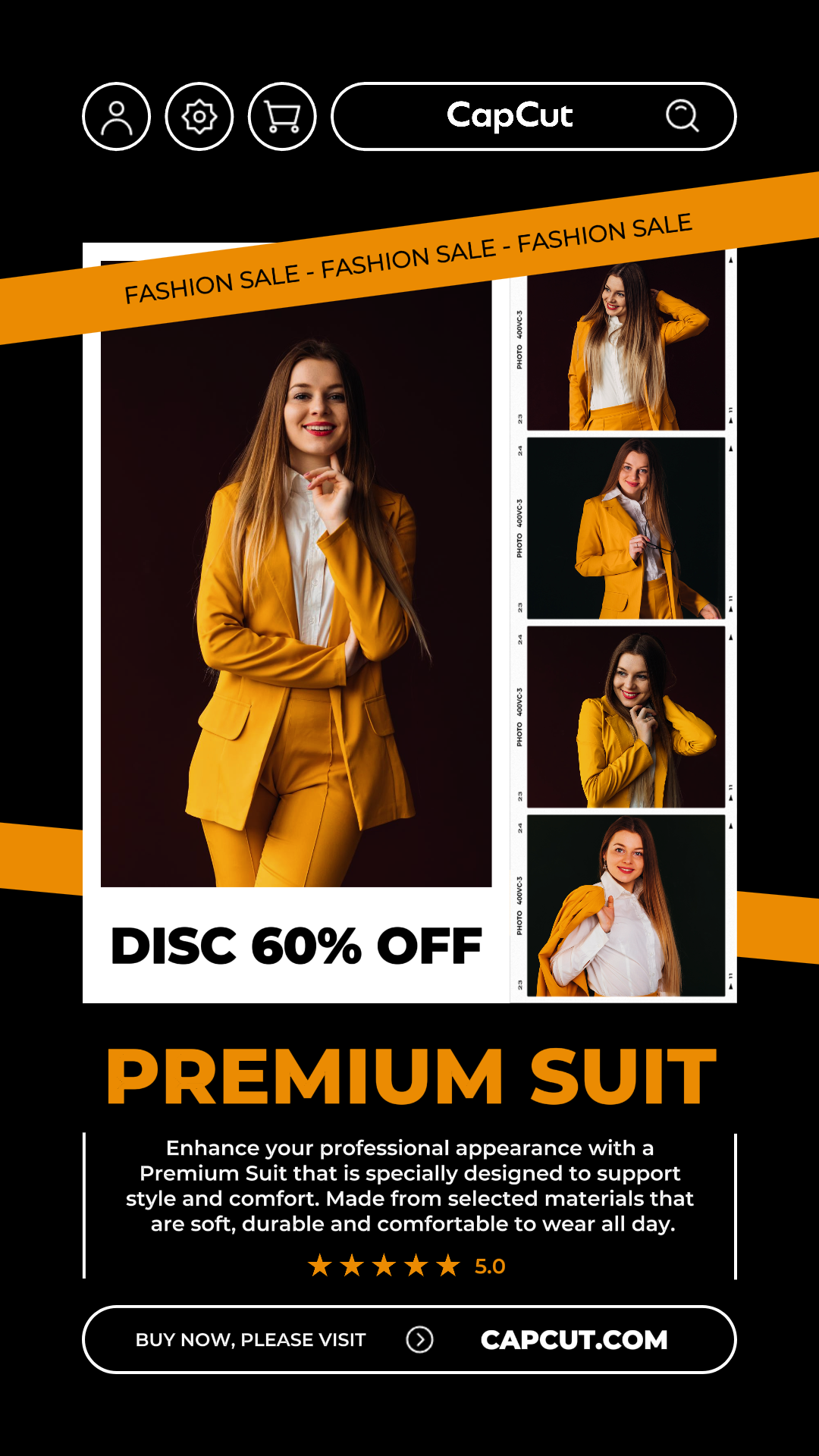 capcut template cover