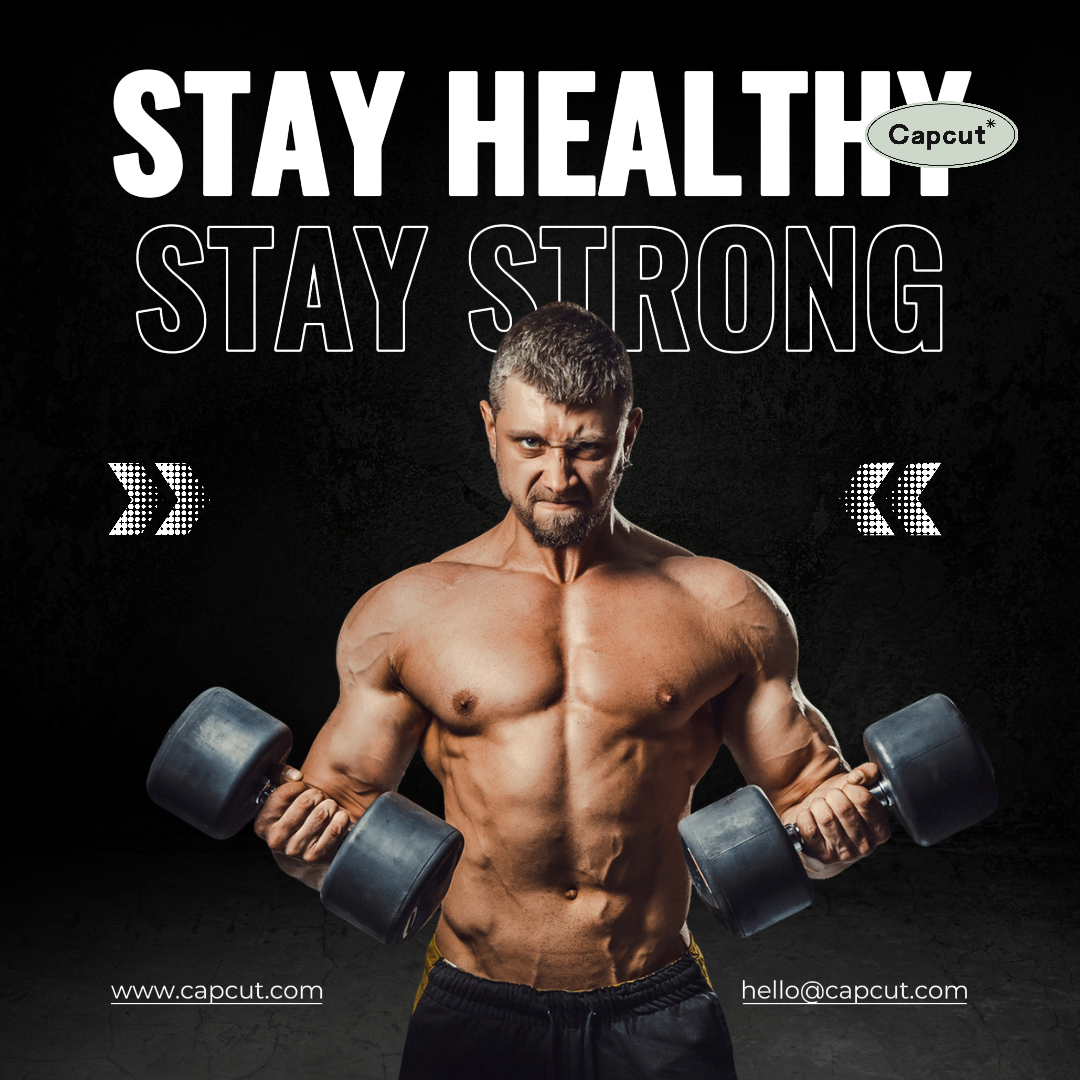Workout and Fitness Marketing Poster Gym Fitness Product Display Instgram Post