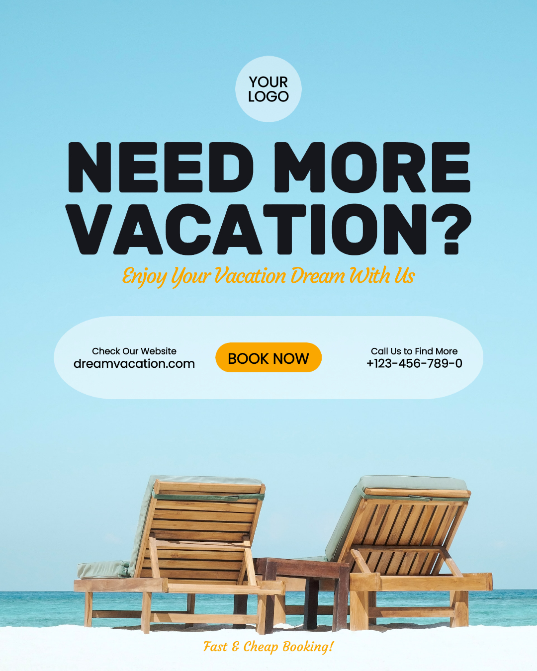 Outras indústrias Férias simples Instagram Post