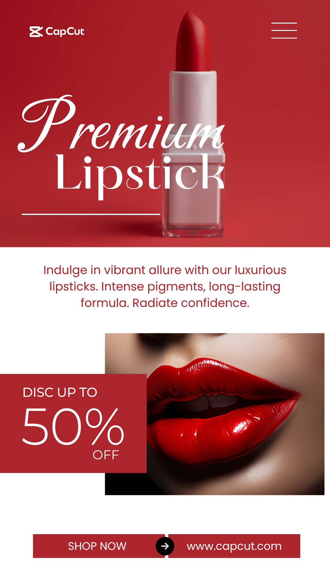 Premium Lipstick Beauty Promotion Instagram Story