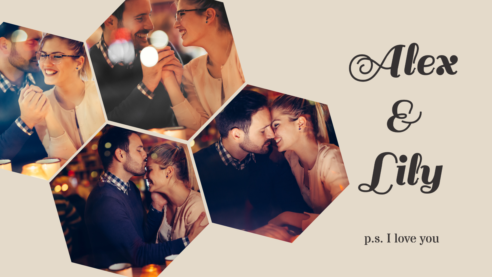 Couple de couverture Facebook non marketing