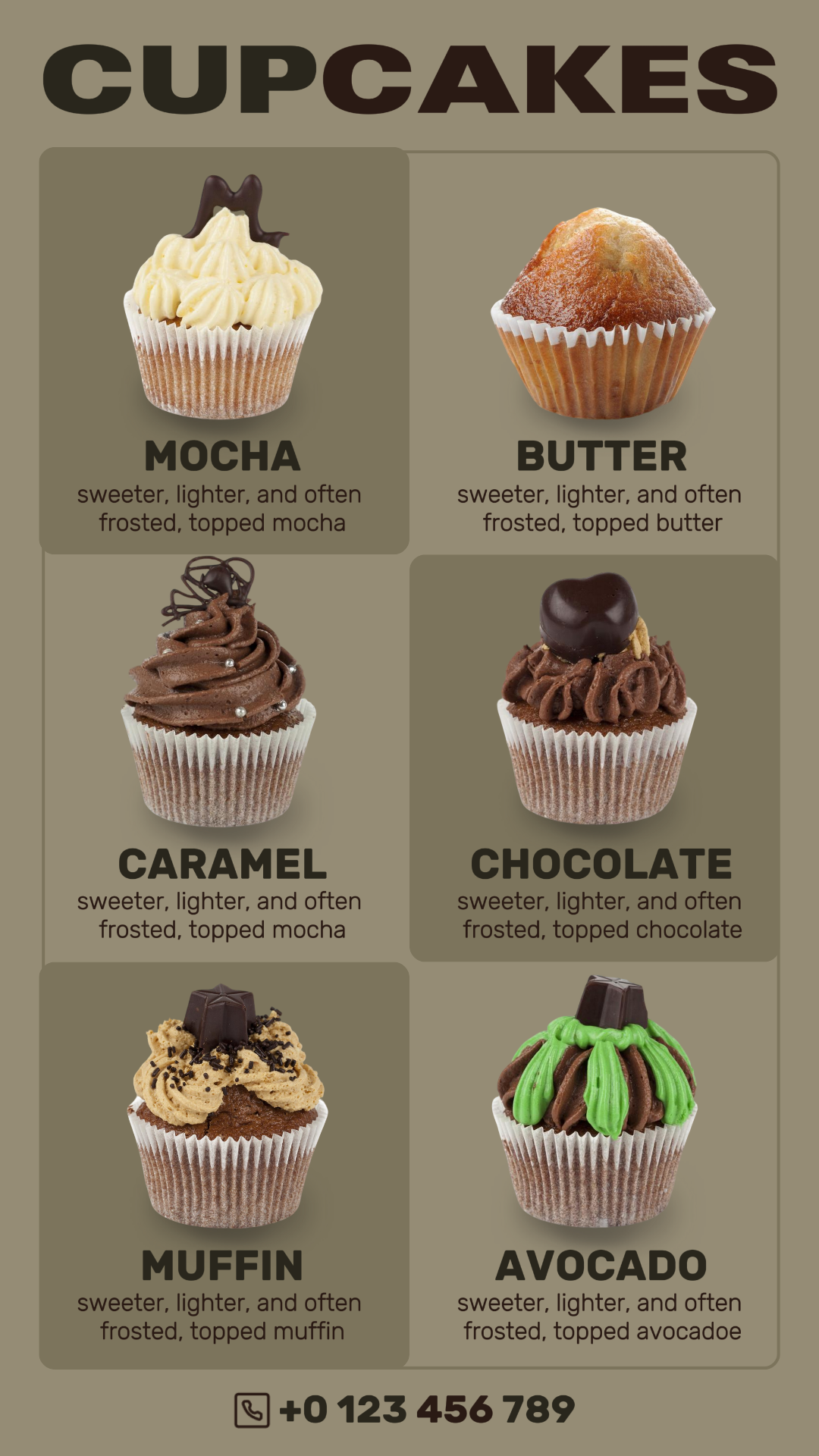 Promoción de Alimentos y Bebidas Instagram Story Cupcakes