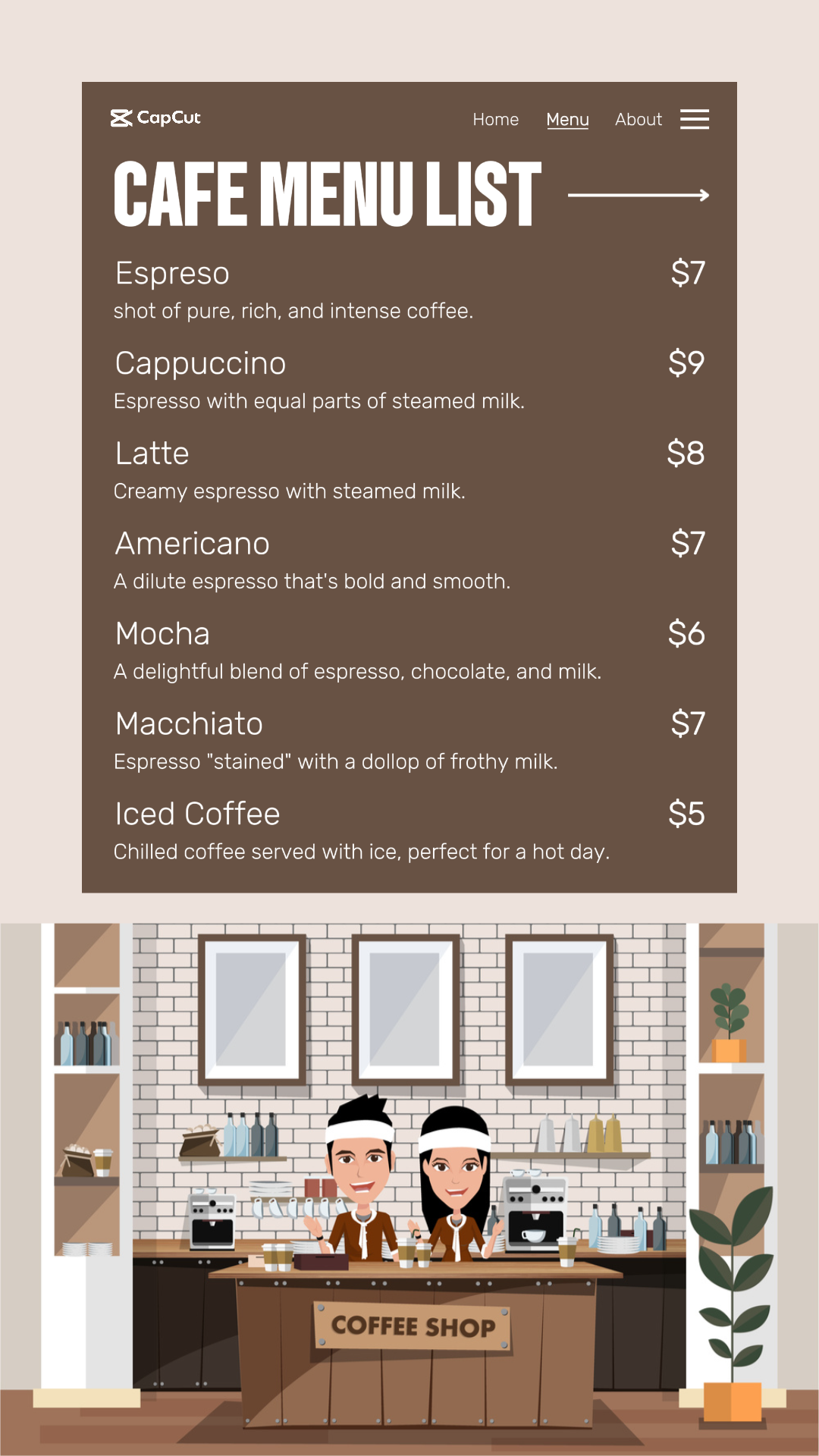 capcut template cover