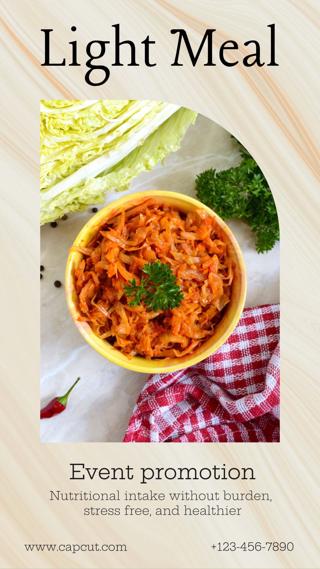 Lebensmittel Leichte Mahlzeit Produktanzeige Retro-Stil