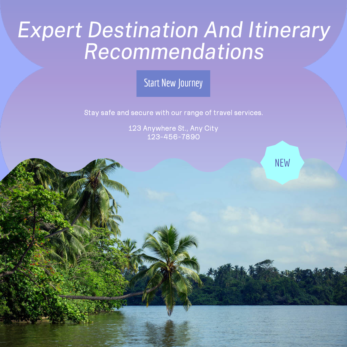 Pantalla de efectos de la industria de viajes