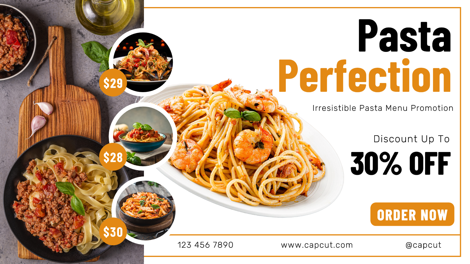 Pasta Perfection Promotion Twitter Post