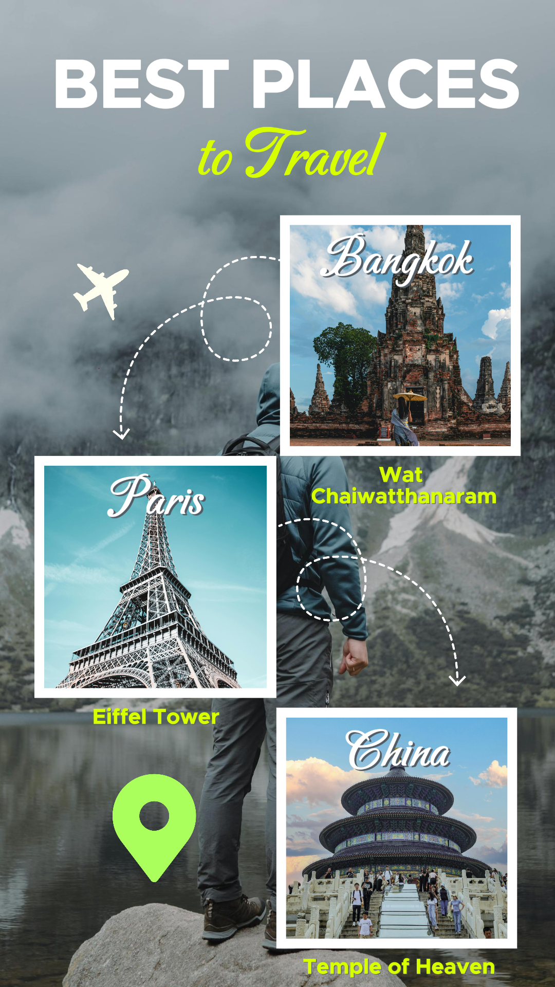 Travel Creative Poster TikTok Best Places