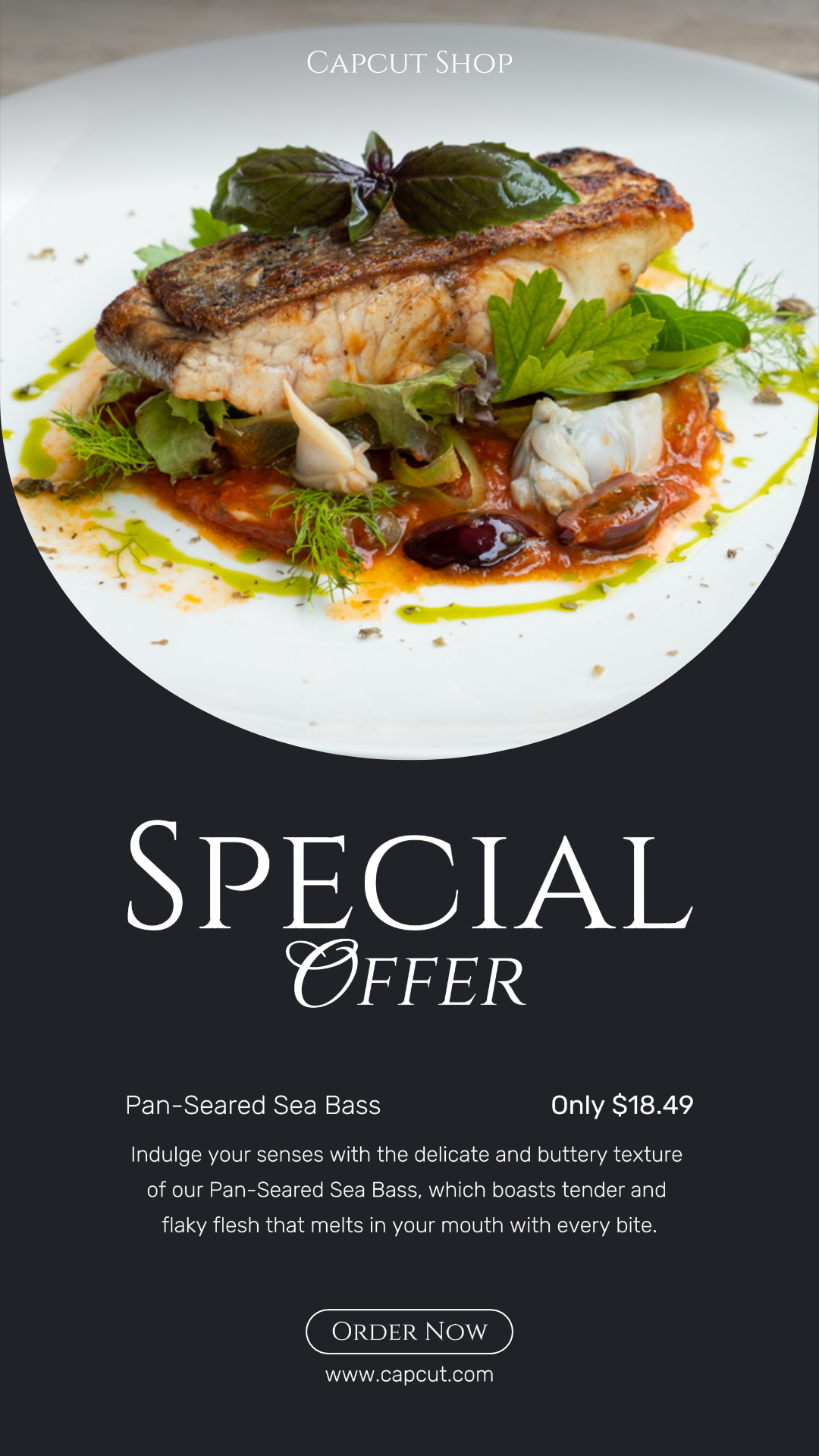 Poster Pemasaran Makanan dan Minuman Promosi Makanan Instagram Story Minimalis