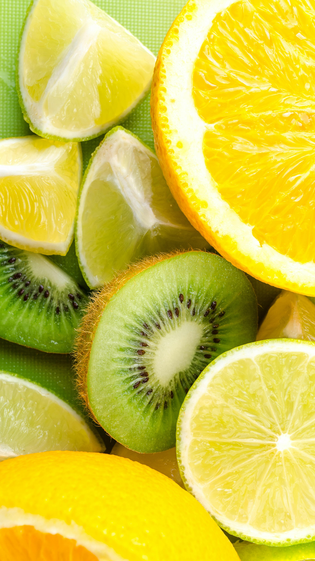 Fondo de pantalla cartel creativo frutas