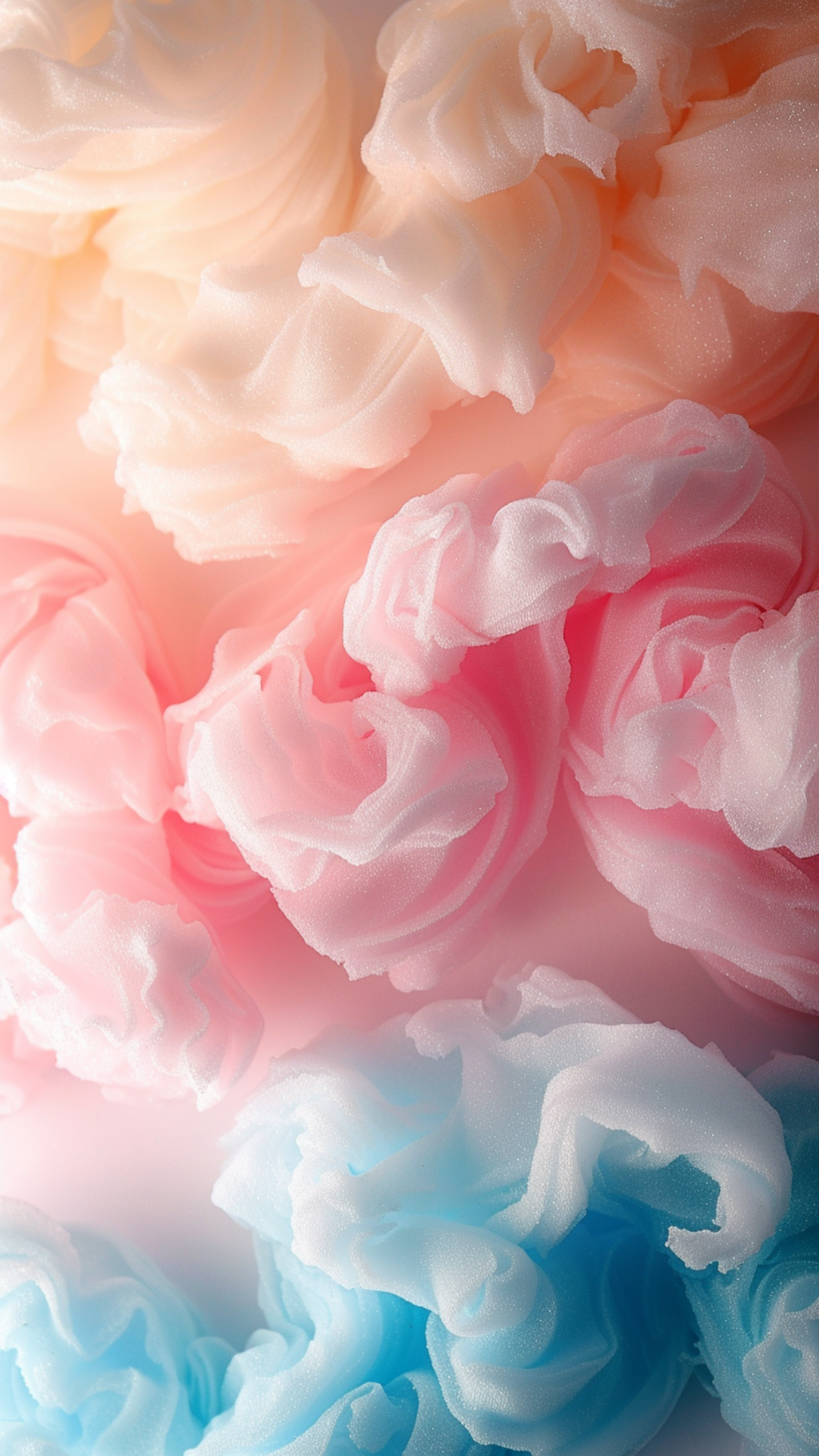 Tapete kreatives Poster Bunte Zuckerwatte Pastell Textur