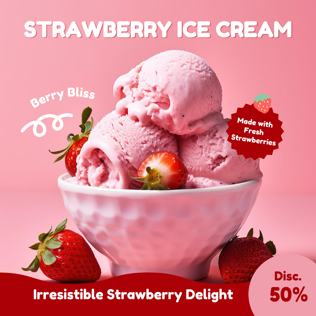 E-commerce Food & Beverage Ice Cream Hero Images